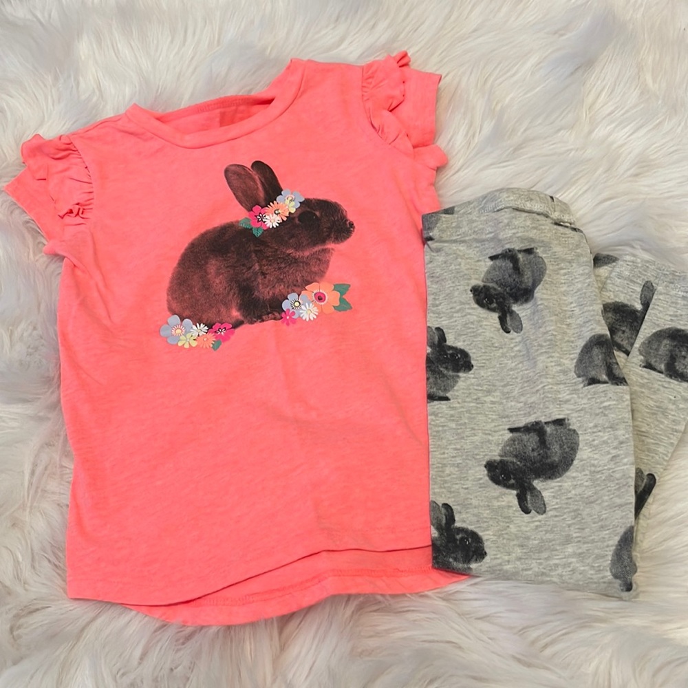 Osh kosh Easter set, tunic with coordinating pants